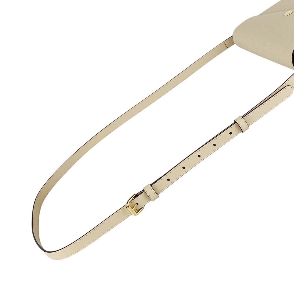 Gucci GG Super Shoulder Bag Leather Beige - Picture 9 of 10